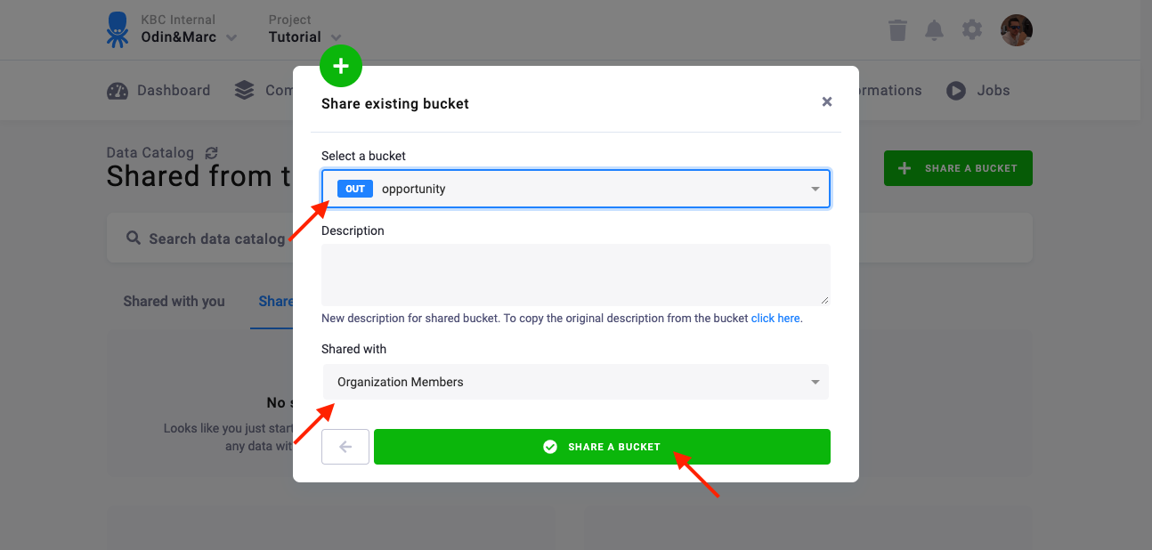 Screenshot -- Finish sharing