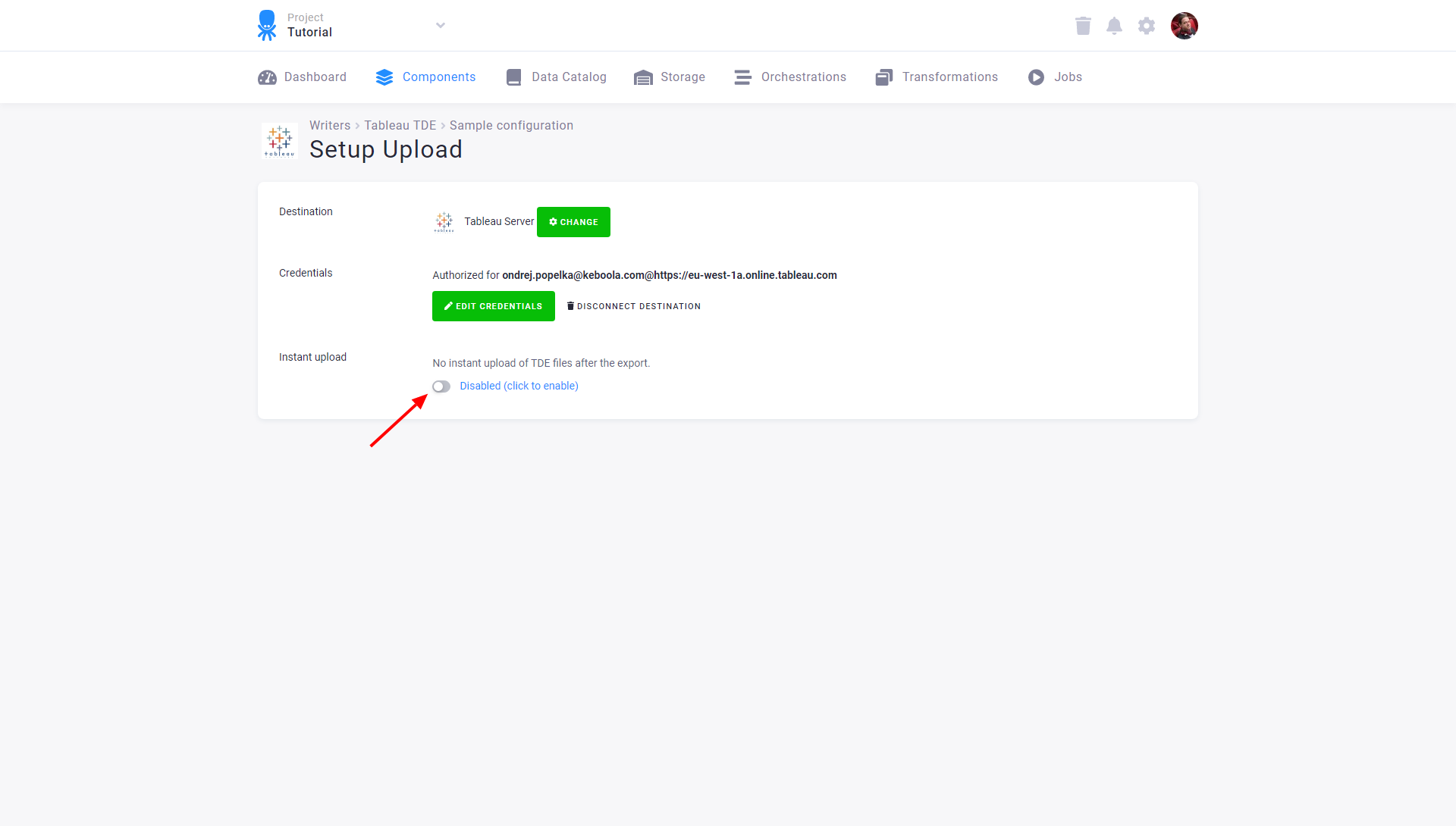 Screenshot - Authorized