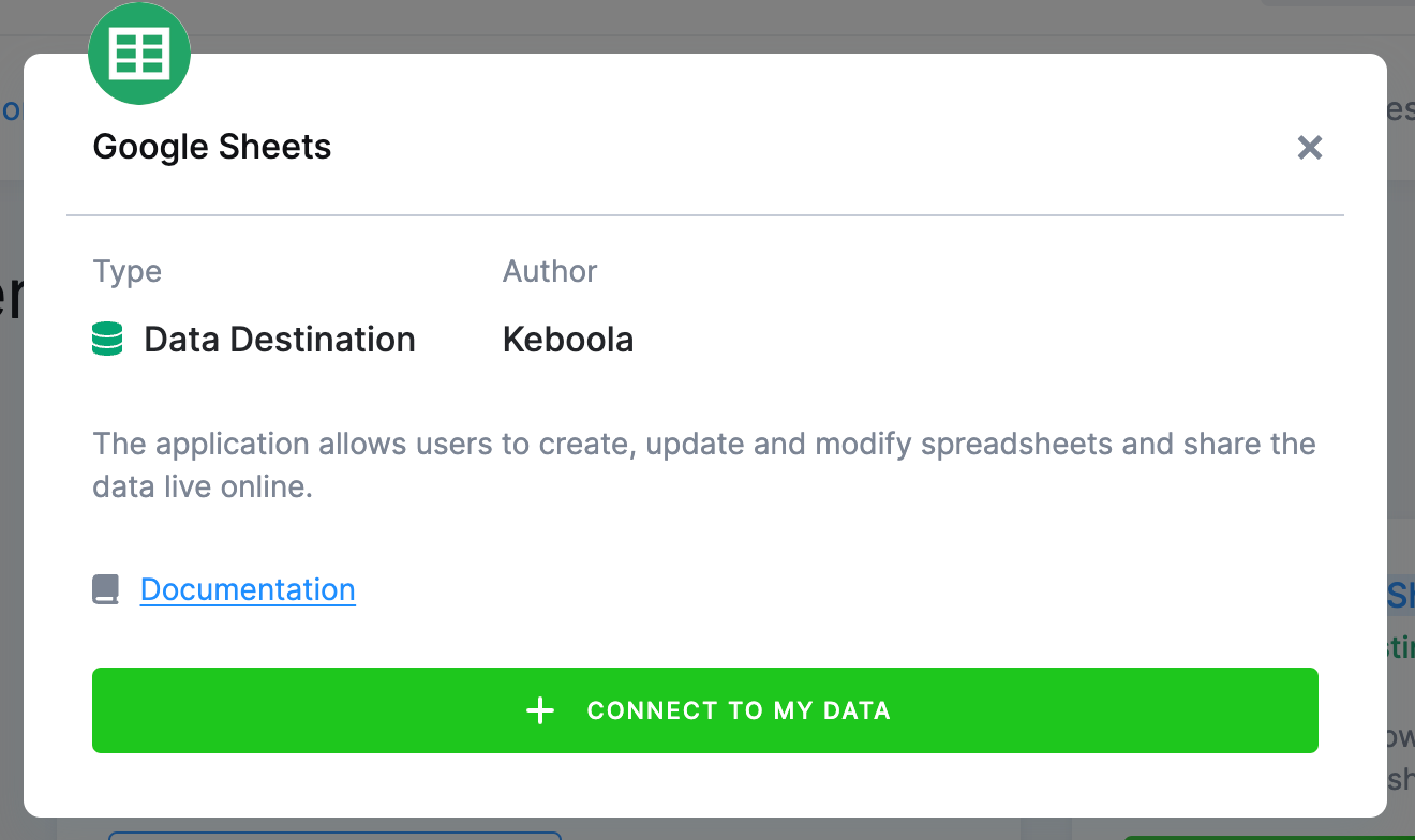Connecto to Data